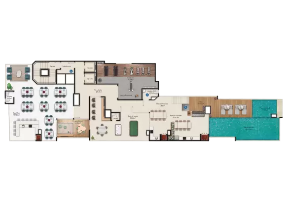 planta Área de Lazer