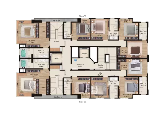 planta Duplex Inferior
