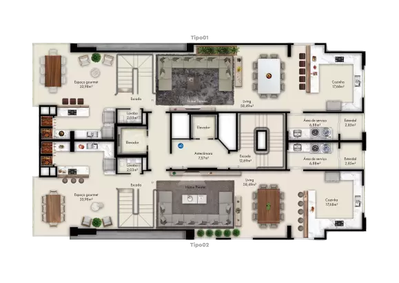 planta Duplex Superior